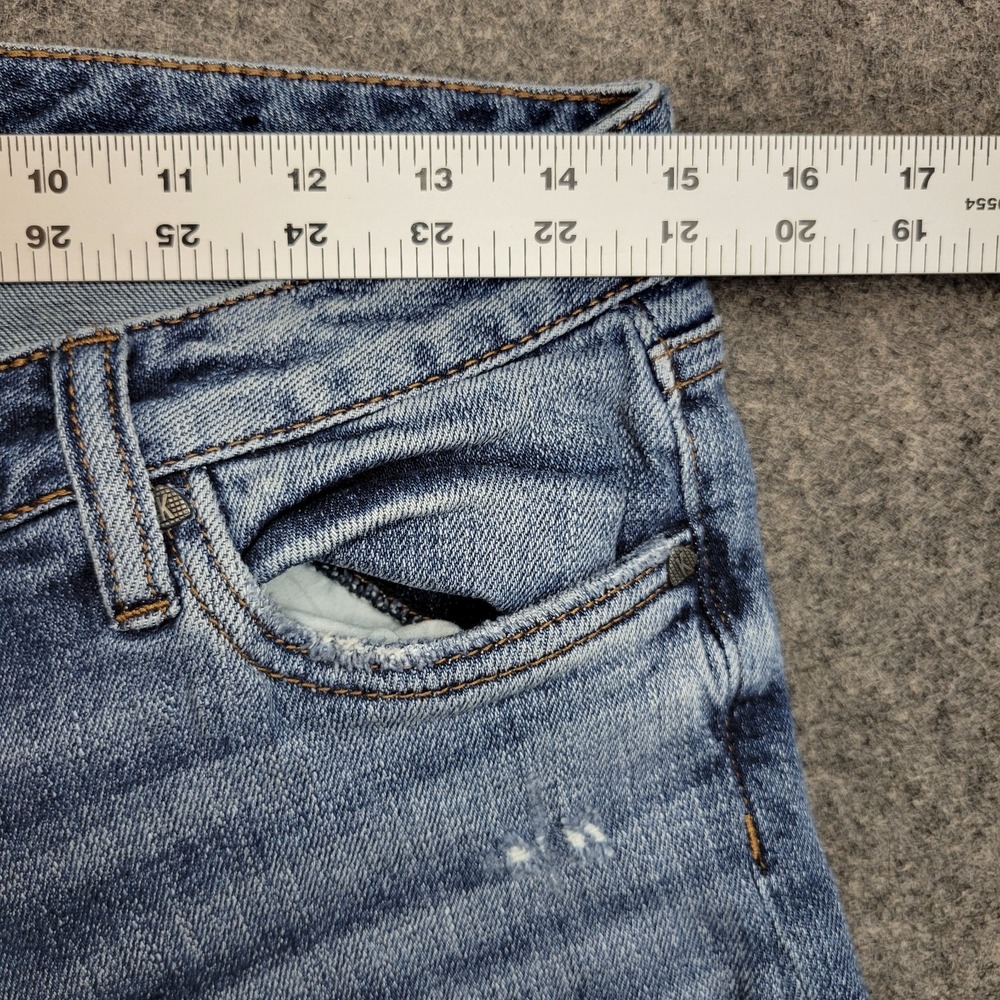 KUT From The Kloth Jeans Womens 6 Blue Denim Reese Ankle Straight Leg Casual - Picture 7 of 12